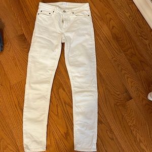 Acne studios white jeans